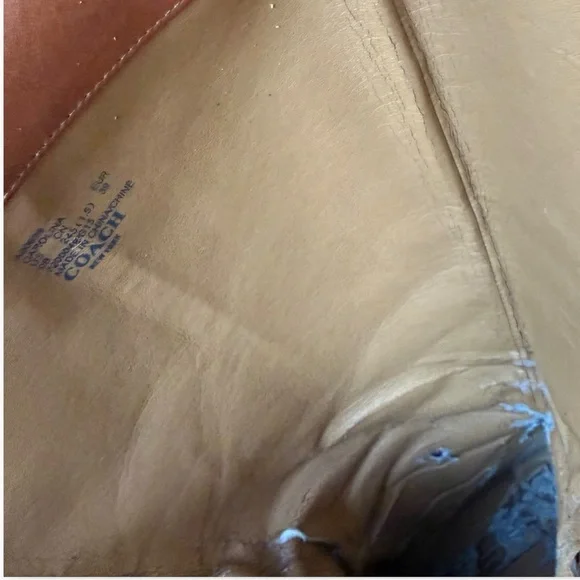COACH Saddle Brown California Calf Leather Boots with Signature Gold Buckles, 9M - Picture 11 of 16